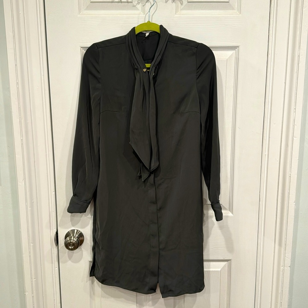 Reiss long sleeved shirt dress